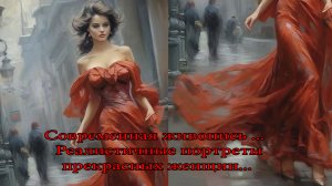 Реалистичные портреты прекрасных женщин*