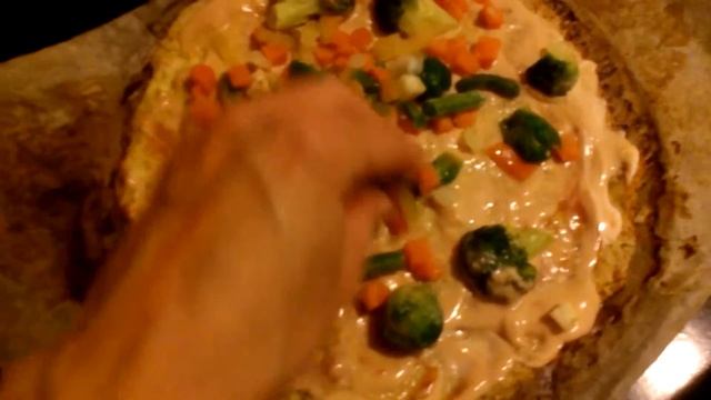 Вкусная Куриная Пицца без теста смотреть онлайн