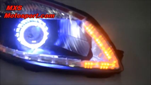 V1143 Projector Headlights Skoda Rapid with Matrix Mode by Mxsmotosport смотреть онлайн