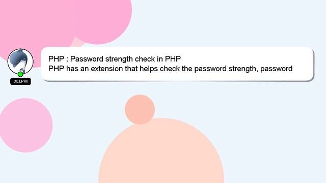 PHP : Password strength check in PHP смотреть онлайн