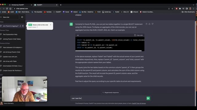 ChatGPT and Oracle SQL - Demo : Part 1 смотреть онлайн