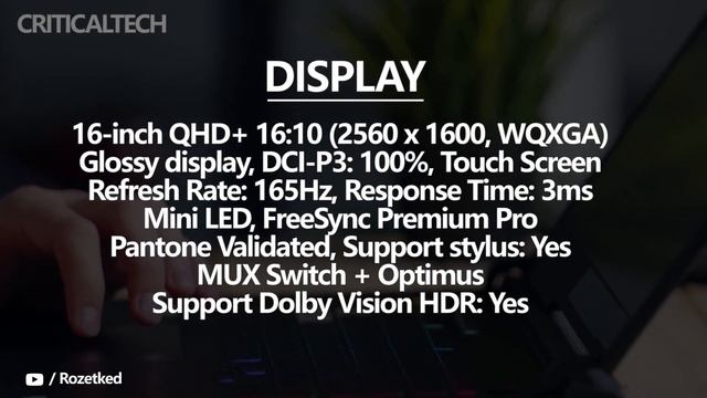 Asus ROG Flow X16 | Ryzen 9 6900HS and RTX 3070 Ti (2022) смотреть онлайн