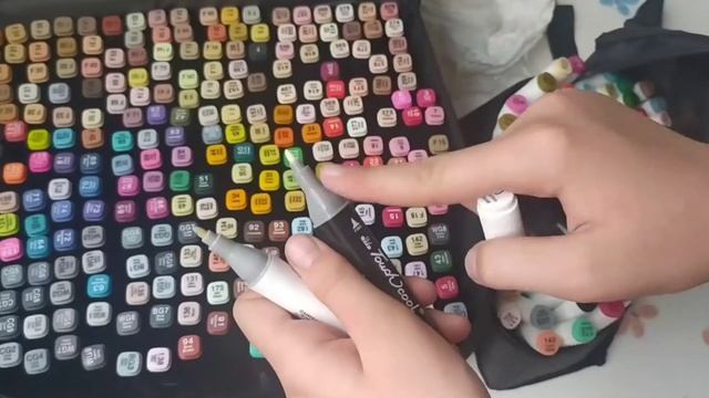 распаковка маркеров 262 цвета? смотреть онлайн