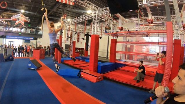 Olivia Vivian 2nd Place Ninja Nation Lafayette | National Ninja League Season 5 смотреть онлайн