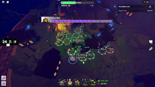 Hollow Gaurds Destroy my base when I solo act 2 | Roblox : TDS смотреть онлайн