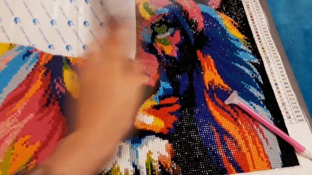 Алмазная мозаика. Как это делаю я. смотреть онлайн