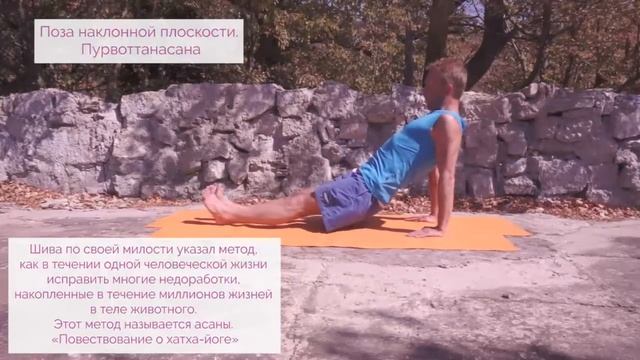 Видео уроки Открытой йоги. Пурвоттанасана. Поза наклонной плоскости. смотреть онлайн