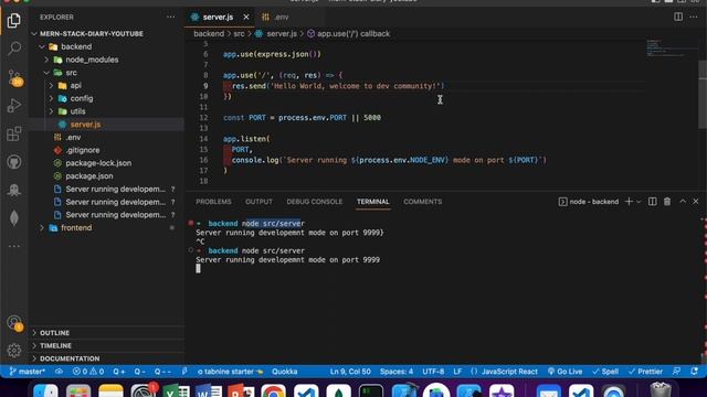 Build a Full Stack MERN Diary App with Auth | MERN Course | Node.js Express Server смотреть онлайн