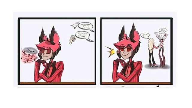 Charlie Vaggie & Alastor's Love Triangle 2 (Hazbin Hotel Comic Dub) смотреть онлайн