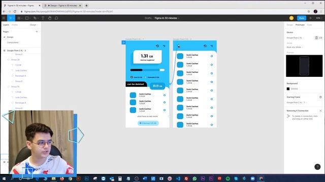 Prototyping In FIGMA! - Figma Tutorial смотреть онлайн