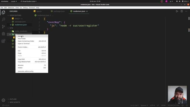 Import e export no Node com sucrase смотреть онлайн