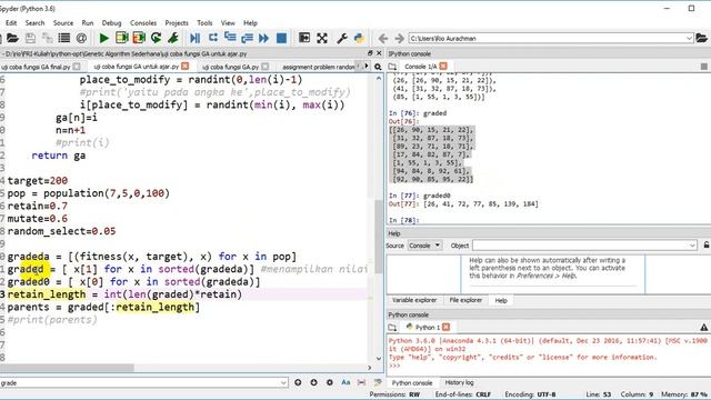 Python Genetic Algorithm 07 Memilih parent berdsarkan Fitness Terbaik смотреть онлайн