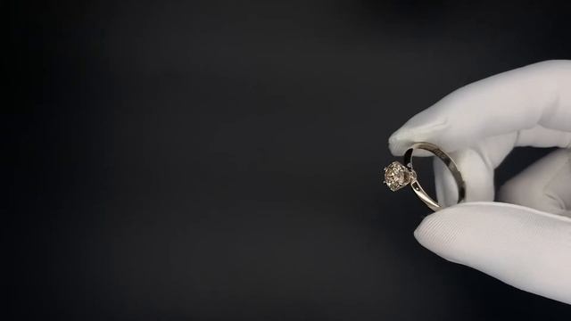 Кольцо в стиле Tiffany с бриллиантом заказчика смотреть онлайн