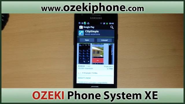 How to connect your Android Mobile to Ozeki Phone System XE смотреть онлайн