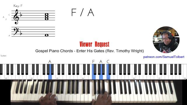 Gospel Piano Chords - Enter His Gates (Rev. Timothy Wright) смотреть онлайн