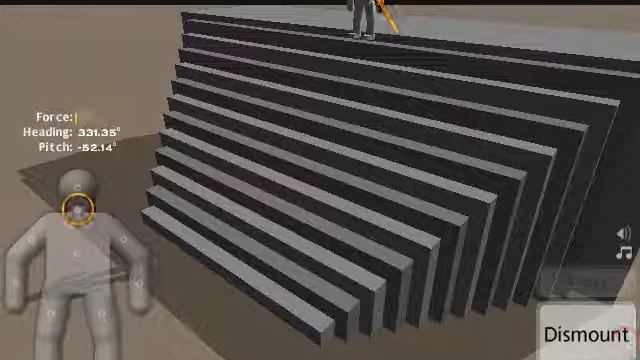 Играем в Stair dismount (симулятор падения) смотреть онлайн