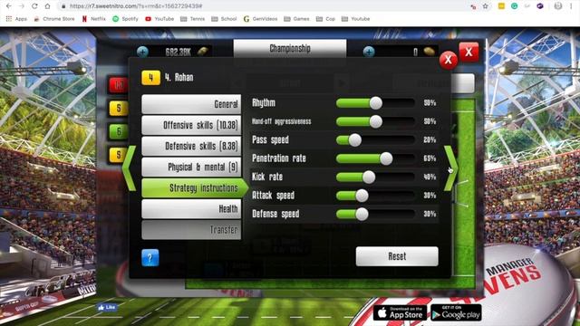 Best Individual Player Strategy Instructions | Rugby Manager Sevens смотреть онлайн
