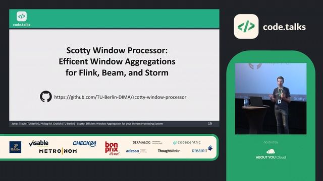 code.talks 2019 - Scotty: Efficient Window Aggregation for your Stream Processing System смотреть онлайн