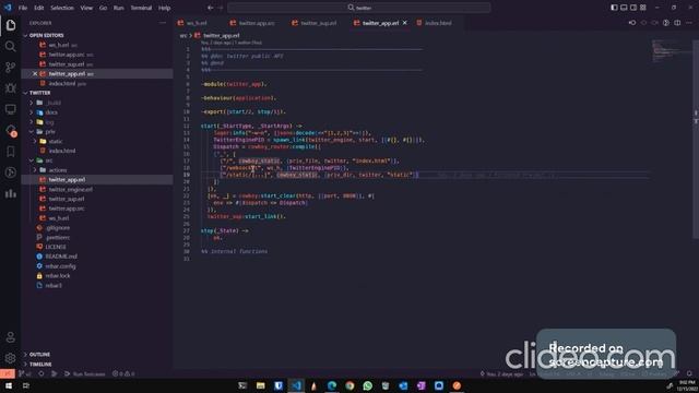 Twitter Clone built using Erlang смотреть онлайн