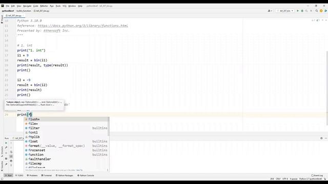 Python how to use bin() | built-in function | quick library reference with demo 2-7 смотреть онлайн