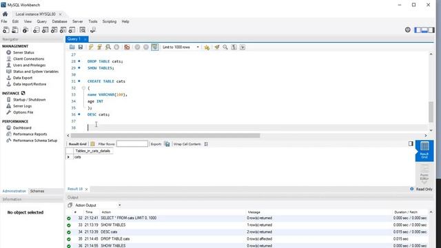Creating Database and Tables |SQL Tutorial | Section 3 смотреть онлайн