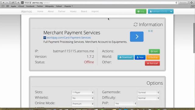 minecraft free server hosting no survey 24/7 (Aternos) (Easy) смотреть онлайн