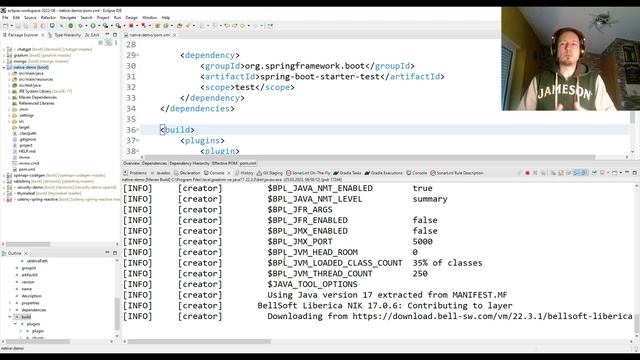 Native Docker Image with Spring Boot 3 and GraalVM for quick scaling in Cloud. Demo for beginners. смотреть онлайн