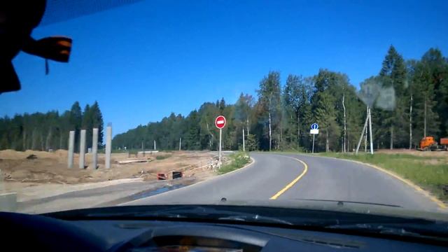 Строительство платной трассы под Саньково М-11 смотреть онлайн