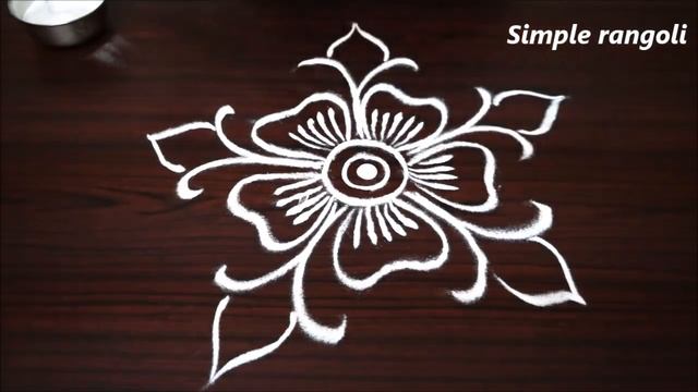 latest simple free hand rangoli designs | easy kolam with out dots | muggulu designs | rangavalli смотреть онлайн