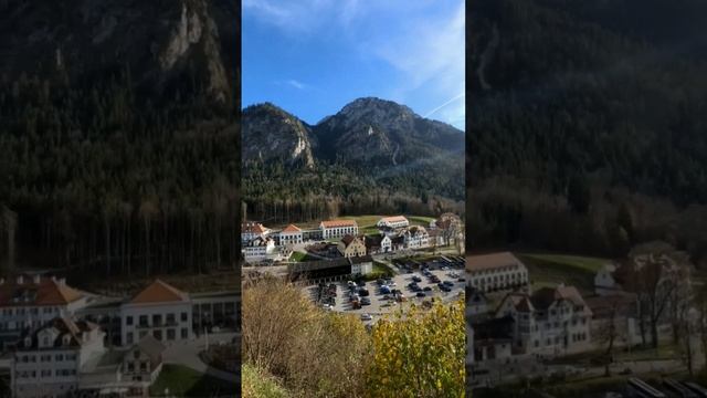 Вид с замка Хоэншвангау, Германия смотреть онлайн