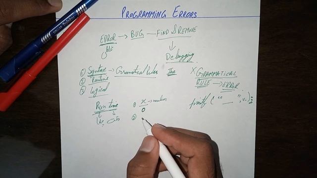 Programming Errors(bug & debugging) with examples смотреть онлайн