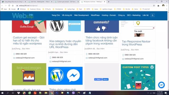 [Wordpress] Get Custom Excerpt - lấy miêu tả ngắn trong wordpress theme смотреть онлайн