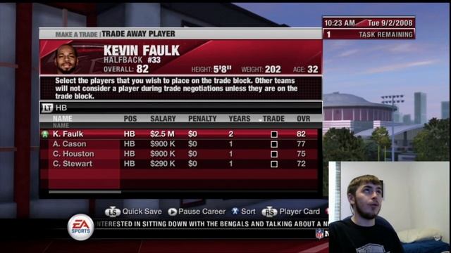 NFL Head Coach 09 - All Unwanted Challenge - Part 3 - Season 1 (2008) смотреть онлайн