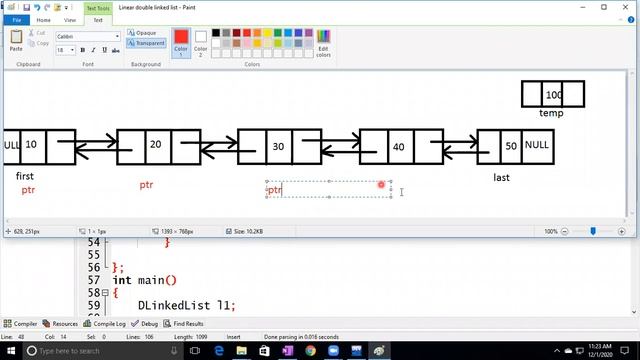 session 17 Inserting a Node in Linear Double Linked List смотреть онлайн