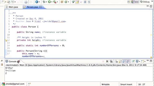 Java Static Variables and Methods Tutorial смотреть онлайн