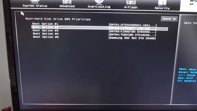 How to boot from another Hard Drive (MSI B350 PC MATE, nov.2019 BIOS) смотреть онлайн
