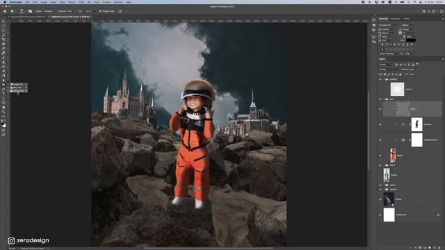 FREE Photoshop Compositing MasterClass! FROM BEGINNER TO EXPERT IN 1 HOUR! смотреть онлайн