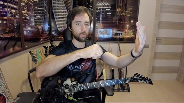 Убираем лишние движения правой руки на гитаре смотреть онлайн