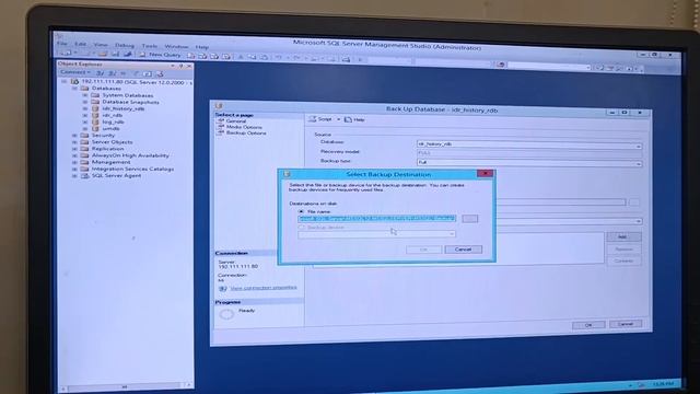 How to take Backup of Database (SQL Server Management Studio) смотреть онлайн