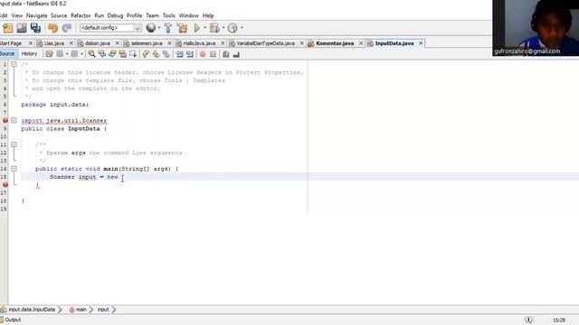 algoritma dan programa input data pada Java смотреть онлайн