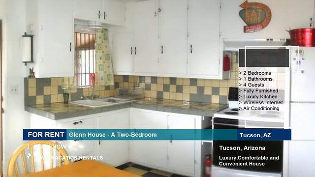 Arizona | Vacation Rentals | Glenn House - A Two-Bedroom - 4 Guests | Tucson смотреть онлайн