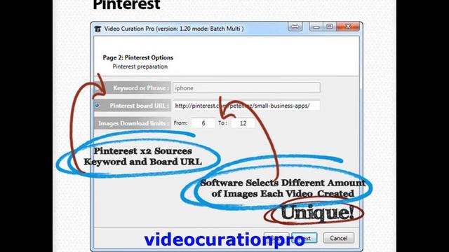 Video Curation Pro Tool - VCP Video Optimization Tool
