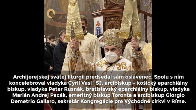 V Michalovciach ďakovali za 30 rokov biskupskej služby vladyku Milana Chautura CSsR смотреть онлайн