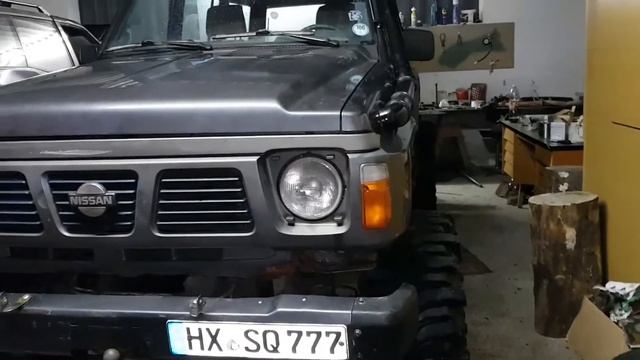 Nissan Patrol y60 GR на 35х16.5х15 колёсах и лифтом 25см. и блокировка заднего моста Готов к бою