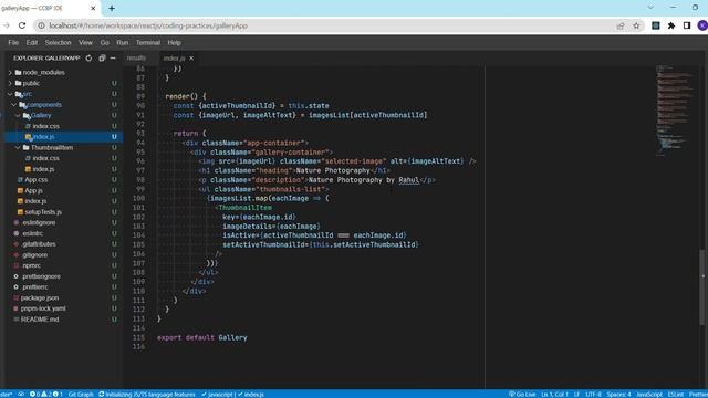 CODING PRACTICE 12 | GALLERY APP | REACT JS | CCBP 4.O | CCBP смотреть онлайн