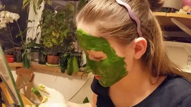Маска из хлореллы легко нанести и легко снять смотреть онлайн