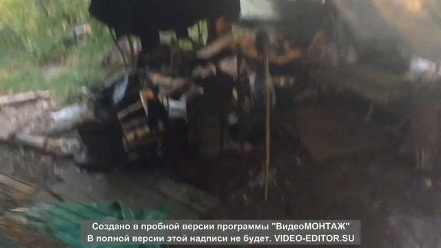 Наткнулись на жилище Бомжа в лесу.