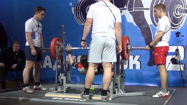 Мишин Илья, 74 вк. Выступление на ЧР по пауэрлифтингу 2015. Mishin Ilya. смотреть онлайн