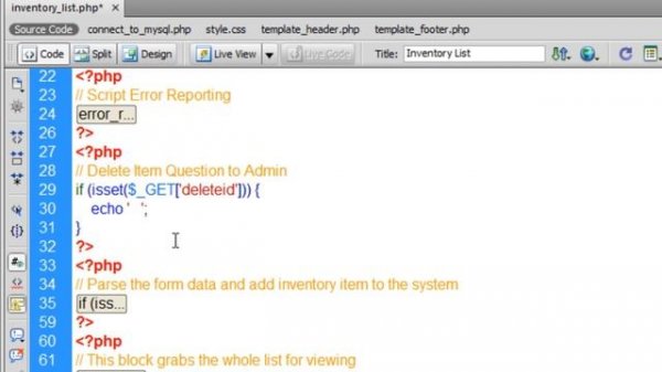 5. E - Commerce Website PHP Tutorial - Inventory Management Continued