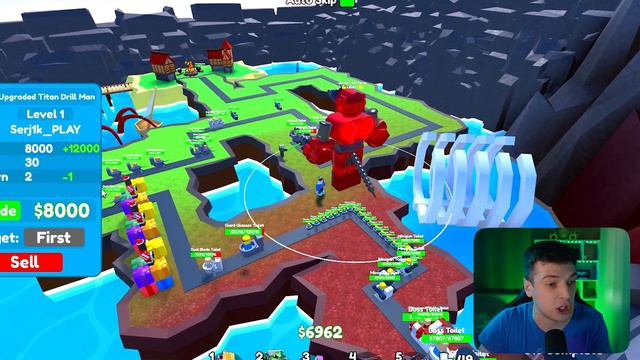 ЧтоО 😲 Таинственный ПАК? (toilet tower defense) ROBLOX смотреть онлайн
